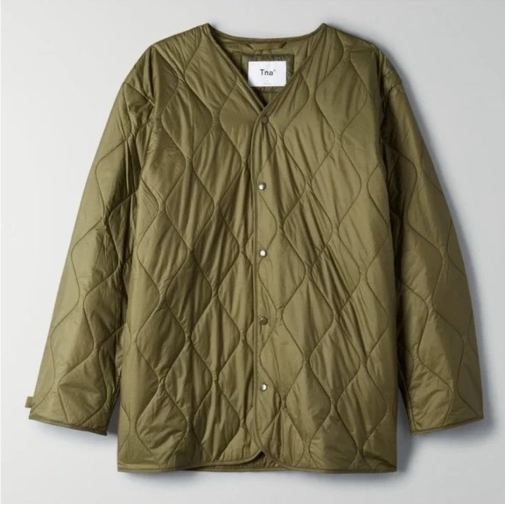 TNA Wicker park liner jacket S moss green